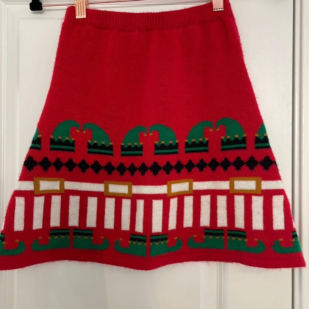 EUC Christmas Sweater Skirt